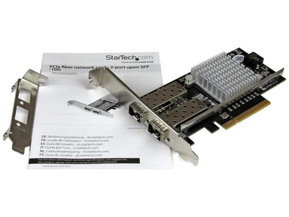 Carte réseau 10G Startech.Com - 2x 10G Open SFP+ Multimode Fibre LC