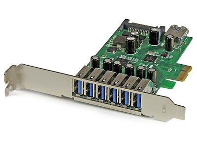Carte PCI Express USB 3.0 StarTech.com 7 ports (standard et low-profil)