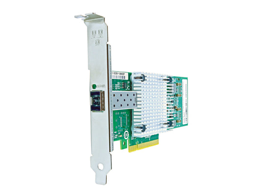Axiom 10Gbs Single Port Sfp+ Pcie X8 Nic For Qlogic W/Transceiver
