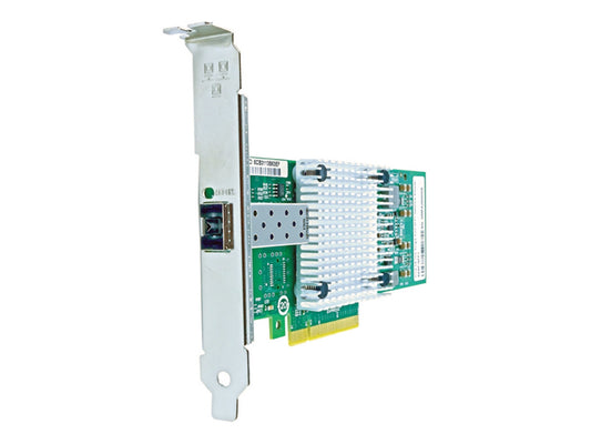 Axiom 10Gbs Single Port Sfp+ Pcie X8 Nic For Qlogic W/Transceiver