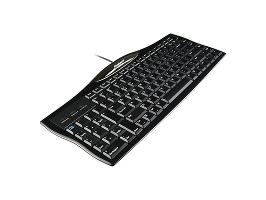 Clavier filaire à portée réduite pour droitier