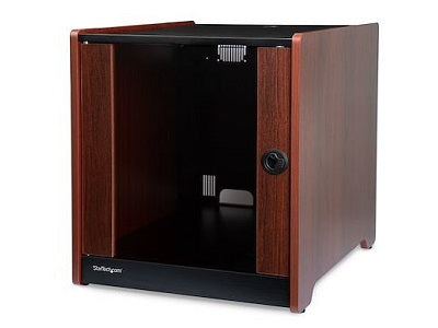 Startech.Com - Gabinete Rack AV de 12 U - 21" de profundidad - Acabado en Madera - Piso