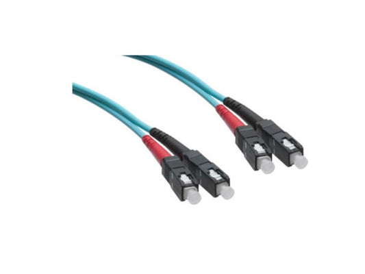 Cable de fibra óptica Axiom Sc/Sc multimodo dúplex OM4 50/125 de 3 m