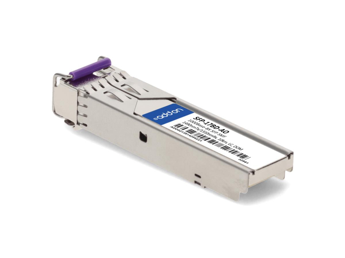 Add-On Rad Sfp-17Bd Comp Taa 1G-Bx Sfp Lc Xcvr