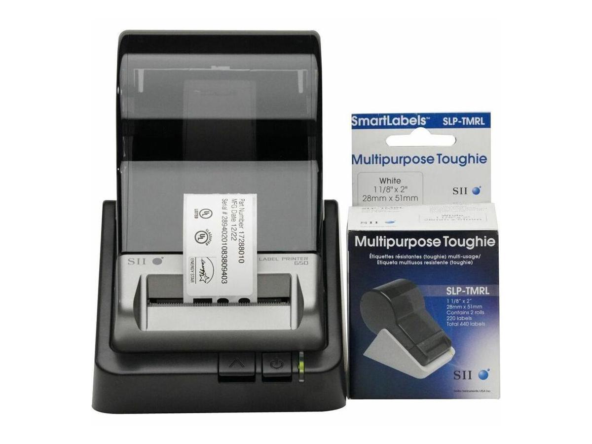 Etiquetas Seiko Toughie multiusos, paquete de 2