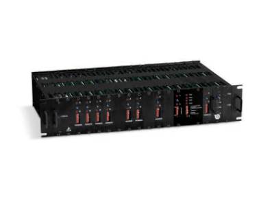 Black Box Corp Gang Switch 18 Card Chassis 2U No Cards