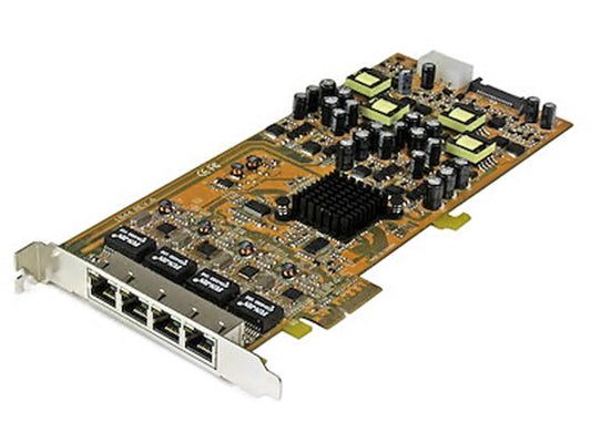 Tarjeta PCIe Startech.Com de 4 puertos Gigabit PoE (Alimentación por Ethernet)