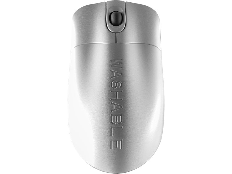 Waterproof, Scroll Wheel, 2 Button, White, Usb