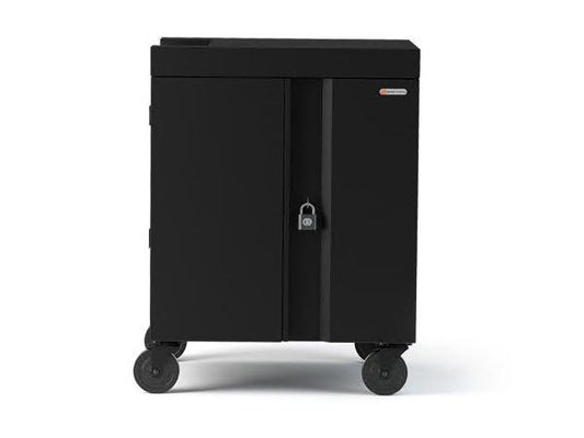 Chariot de charge Bretford Cube 32 Ac, pierre ponce noire