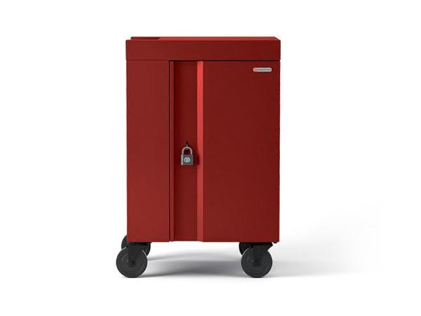 Chariot de charge Bretford Cube Mini 20 rouge