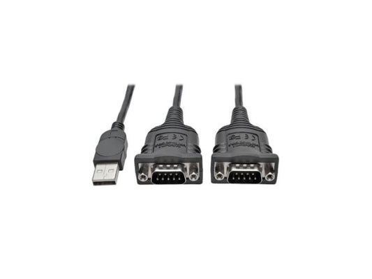 Tripp Lite 2-Port Usb To Db9 Serial Ftdi Adapter