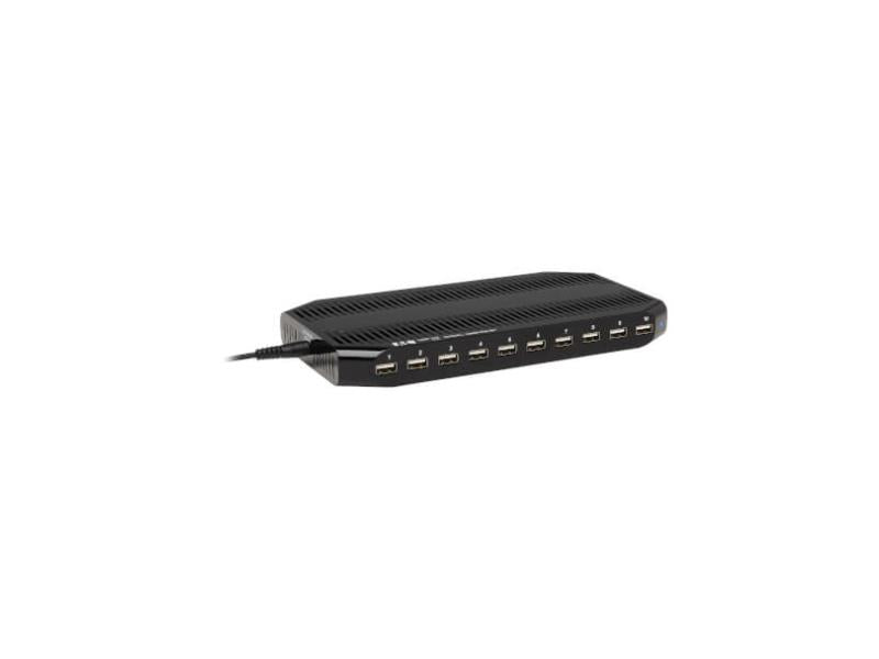 Station de charge USB 10 ports Eaton Tripp Lite Series avec adaptateur secteur réglable
