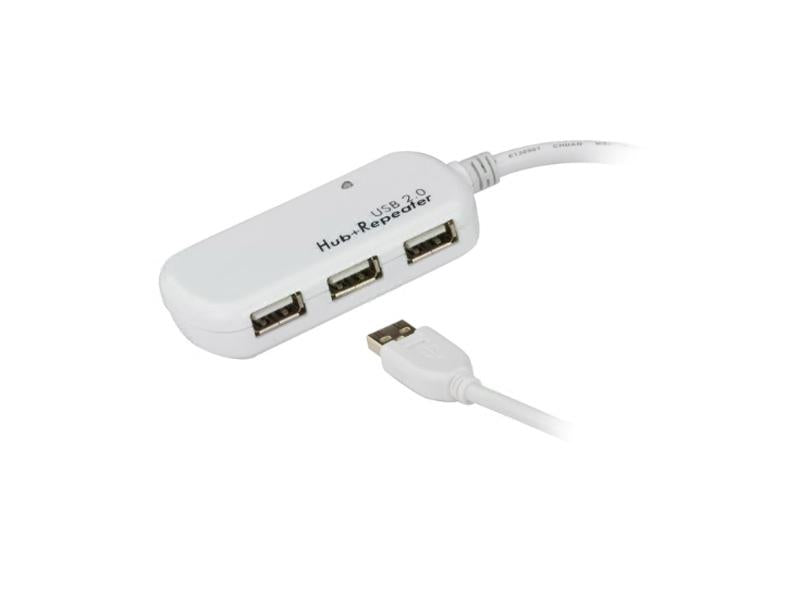 Concentrador USB 2.0 de 4 puertos con cable Bltin de 39 pies