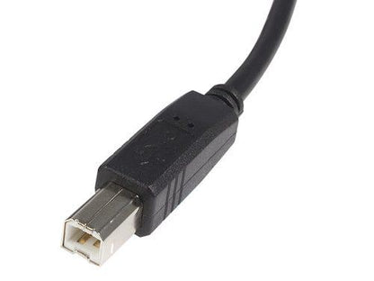 Cable USB 2.0 de 3 m con certificación A a B de Startech.Com - M/M - 3 m (típico)