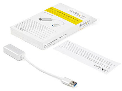 Adaptateur réseau USB 3.0 vers Gigabit Startech.Com - Argent - Sleek A