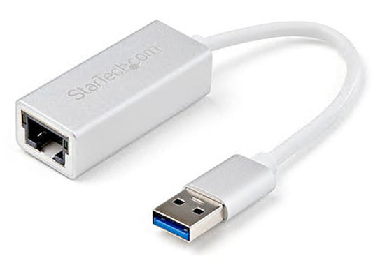 Adaptador de red USB 3.0 a Gigabit Startech.Com - Plateado - Elegante
