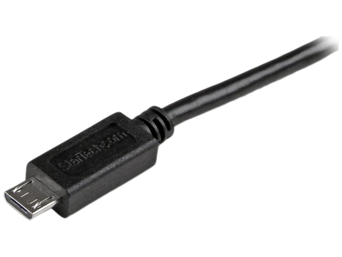 Startech.Com 15Cm 6In Mobile Charge Sync Usb To Slim Micro Usb Cab