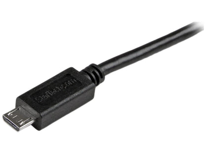 Startech.Com 15Cm 6In Mobile Charge Sync Usb To Slim Micro Usb Cab