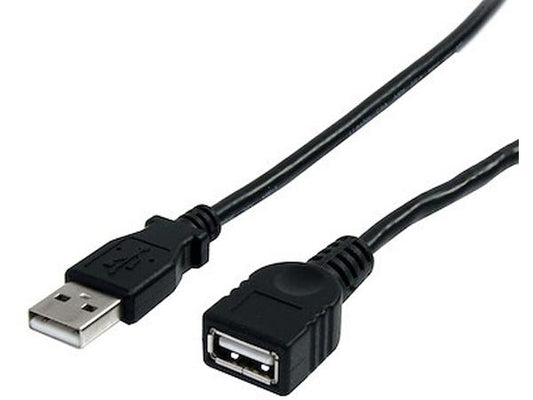 Câble d'extension USB 2.0 noir Startech.Com de 3 m (A vers A)