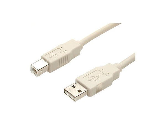 Startech.Com Cable USB 2.0 A a B beige de 1,8 m - M/M - Tipo A a 1,8 m