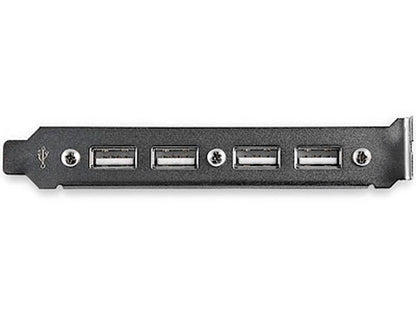 Startech.Com 4 Port Usb A Female Slot Plate Adapter - Usb Panel -