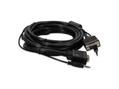 Add-Onvgamm15A-5Pk 5Pk 15.0Ft Vga M/M Black Ca