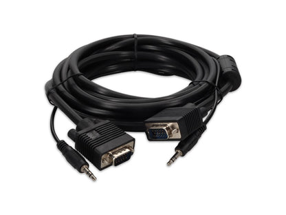 Add-Onvgamm15A-5Pk 5Pk 15.0Ft Vga M/M Black Ca