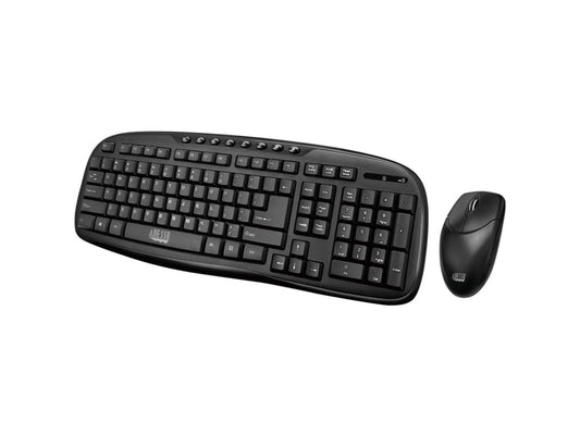 Ensemble clavier et souris sans fil Adesso Curve Edge 2,4 GHz