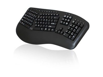 Clavier ergonomique sans fil et souris laser Adesso Tru-Form 1500 (WKB-1500GB)