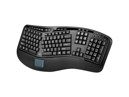 Teclado ergonómico inalámbrico Tf4500 de 2,4 GHz