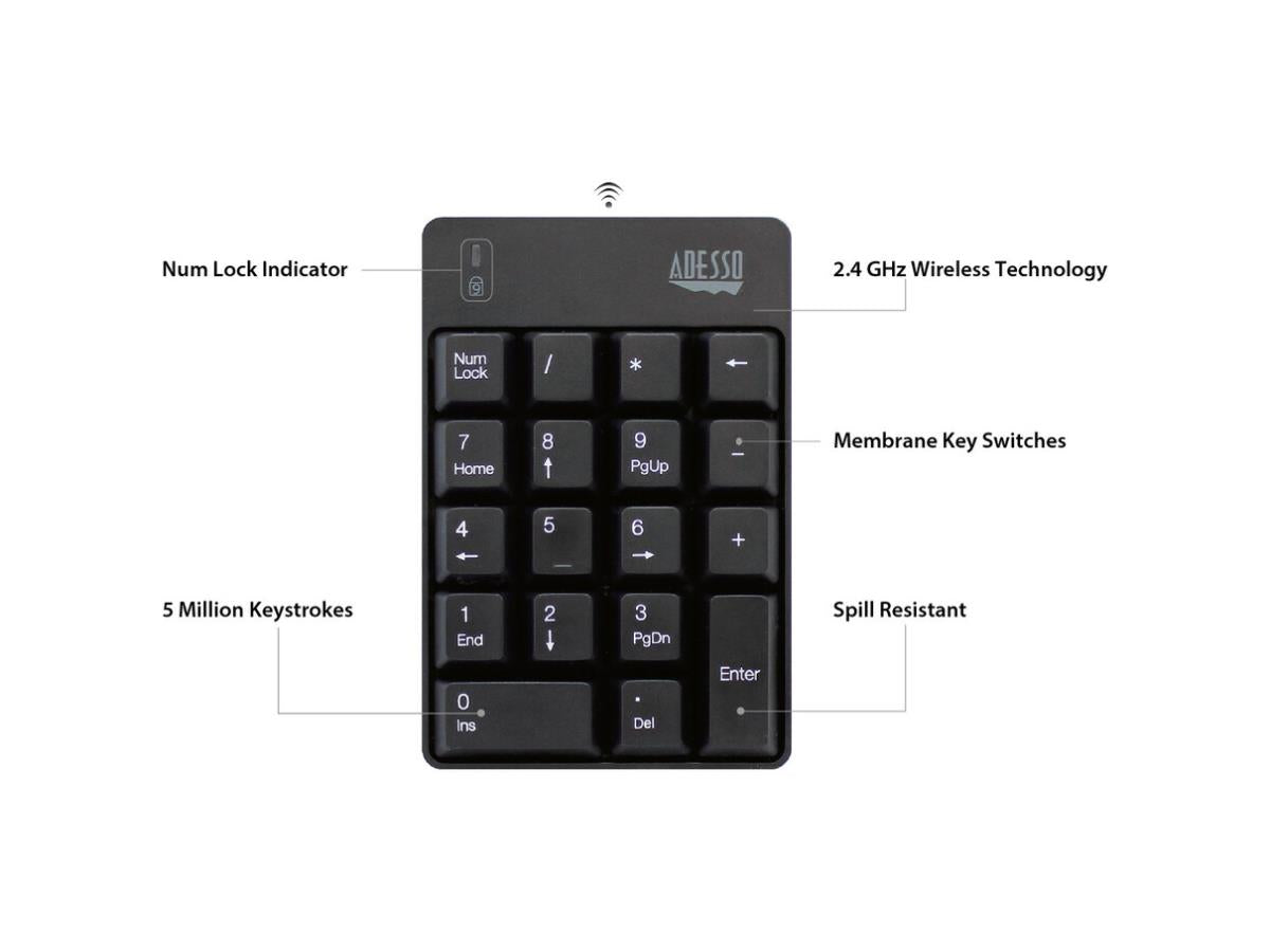 Clavier mécanique numérique KPD avec 3 ports USB