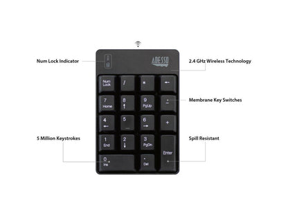 Clavier mécanique numérique KPD avec 3 ports USB