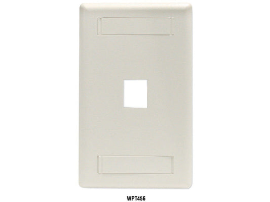 Plaque murale Black Box Corp Tion2 1 port simple Gan Wpt456