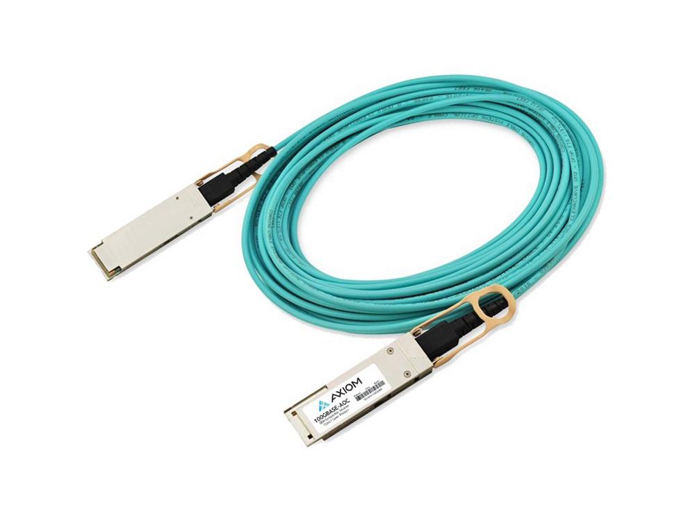 Cable óptico activo Axiom 100Gbase-Aoc Qsfp28 para Mellanox de 2 m a macho