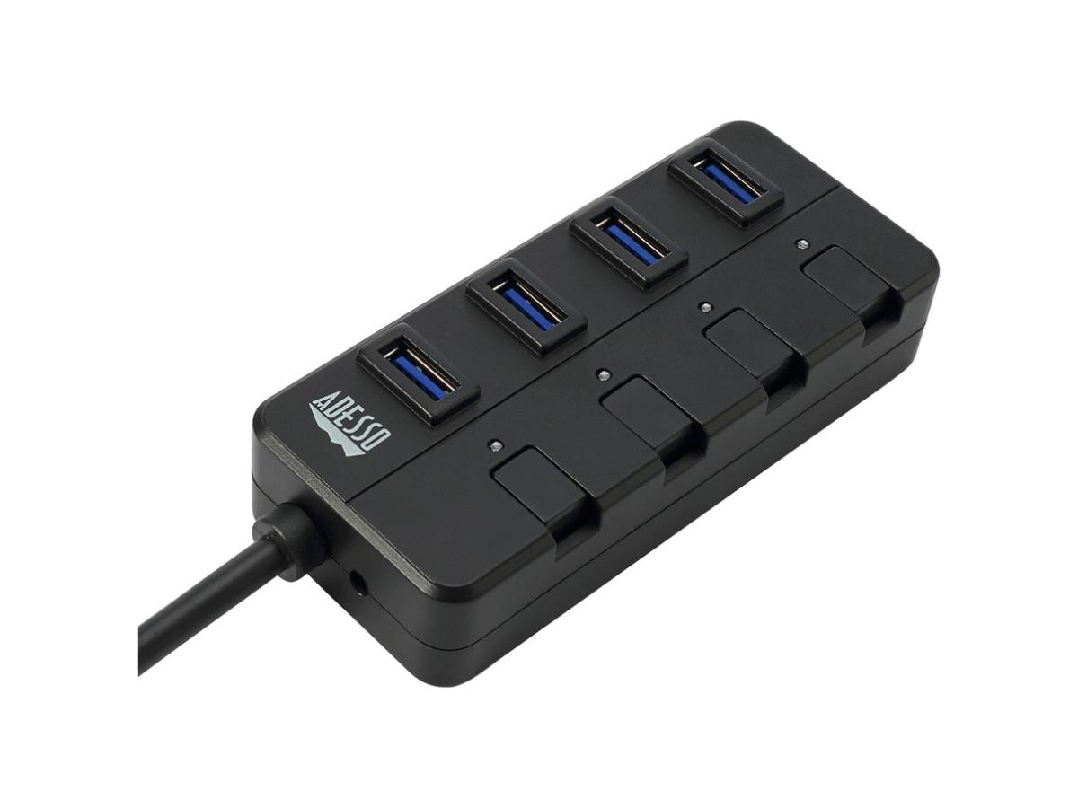 4 Ports Usb 3.0 Hub Up To 4 Devices