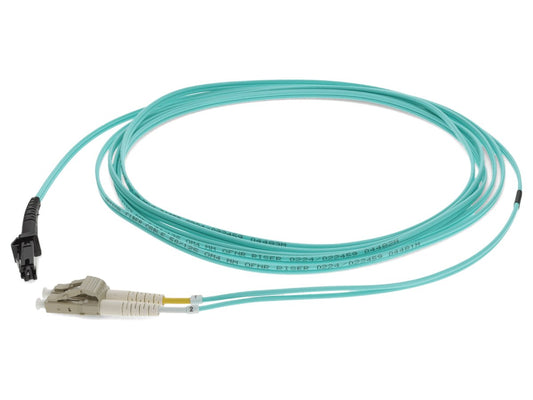 Câble de raccordement fibre optique Add-On3M LC/MT-RJ M/M Om4 Aqua