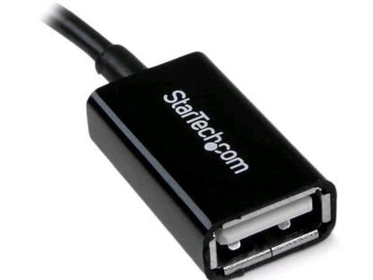 Adaptador host Micro USB a USB OTG de 5 pulgadas de Startech.Com - Micro USB Mal