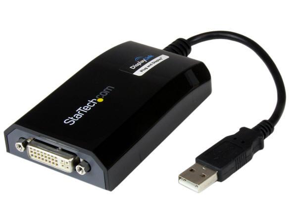 Adaptador USB a DVI Startech.Com - 1920x1200 - Vídeo y vídeo externos