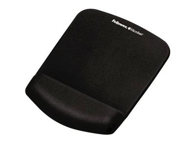 Fellowes Plush Touch Mouse Pad/Wrist Res - Blk