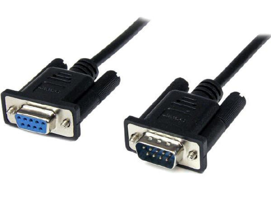Startech.Com 1M Black Db9 Rs232 Serial Null Modem Cable F/M - Db9