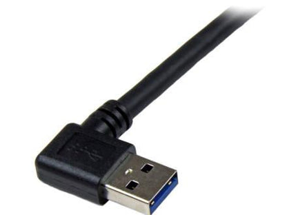 Cable USB 3.0 SuperSpeed ​​de 1 m, color negro, de Startech.Com - Ángulo recto A a