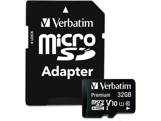 Carte MicroSDHC Classe 10 32 Go avec adaptateur, lot de 5 (Kit)