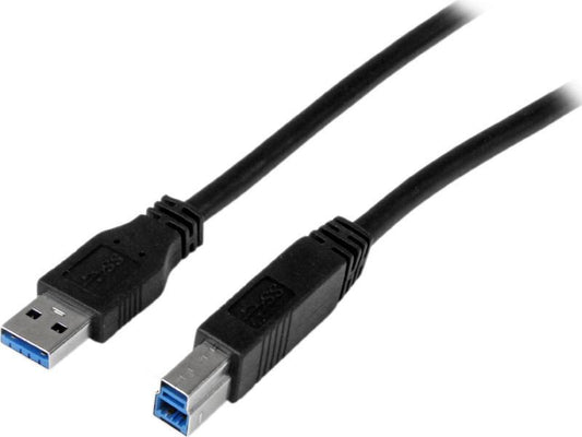 Cable USB 3.0 A a B de supervelocidad certificado de Startech.Com de 2 m y 6 pies