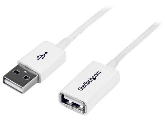 Cable alargador USB 2.0 Startech.Com blanco de 3 m - A a A - USB