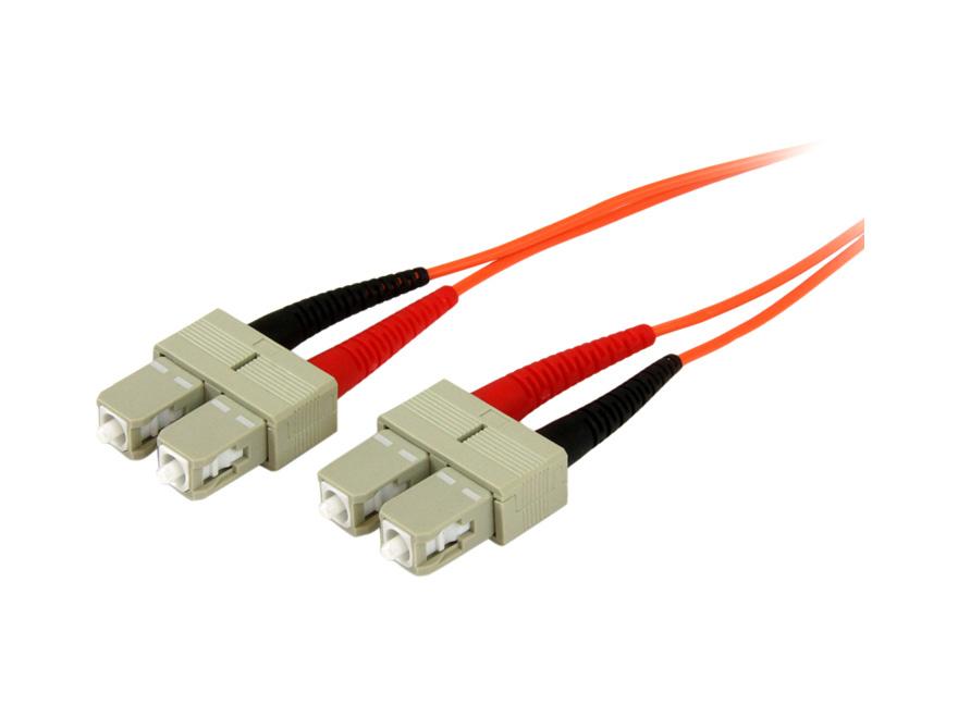 Cable de fibra óptica Startech.Com de 3 m - Multimodo dúplex 50/125 - Ofnp