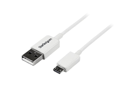Cable micro USB blanco Startech.Com de 0,5 m (A a Micro B)