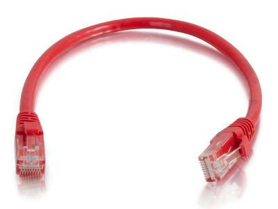 C2G 6In Cat6 Ethernet Cable - Snagless Unshielded (Utp) - Red - Pa