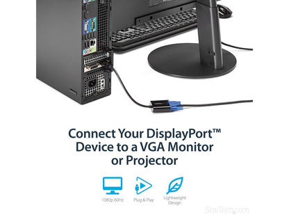 Startech.Com Displayport To Vga Display Adapter - 1080P 1920X1200