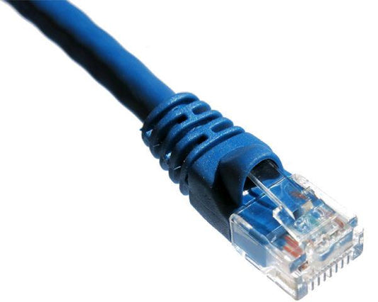 Axiom 50Ft Cat5E 350Mhz Patch Cable Molded Boot (Blue)