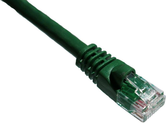 Axiom 75Ft Cat5E 350Mhz Patch Cable Molded Boot (Green)